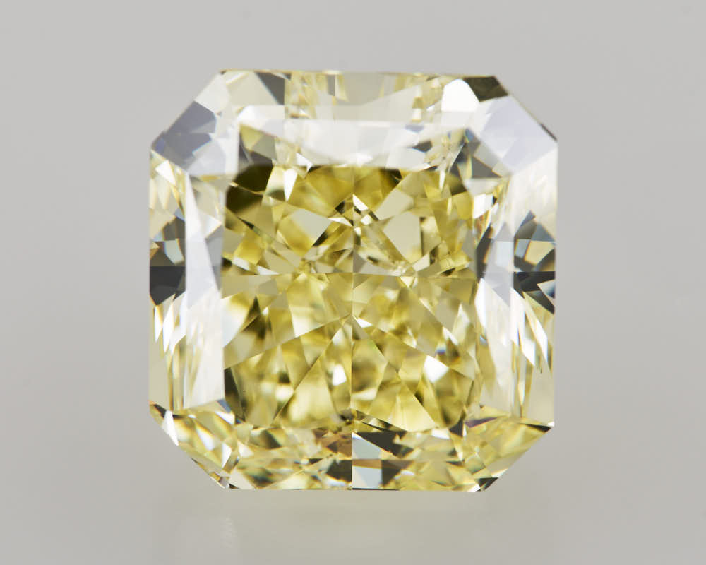 6.26ct FANCY YELLOW VS2 Radiant GIA Loose Diamond