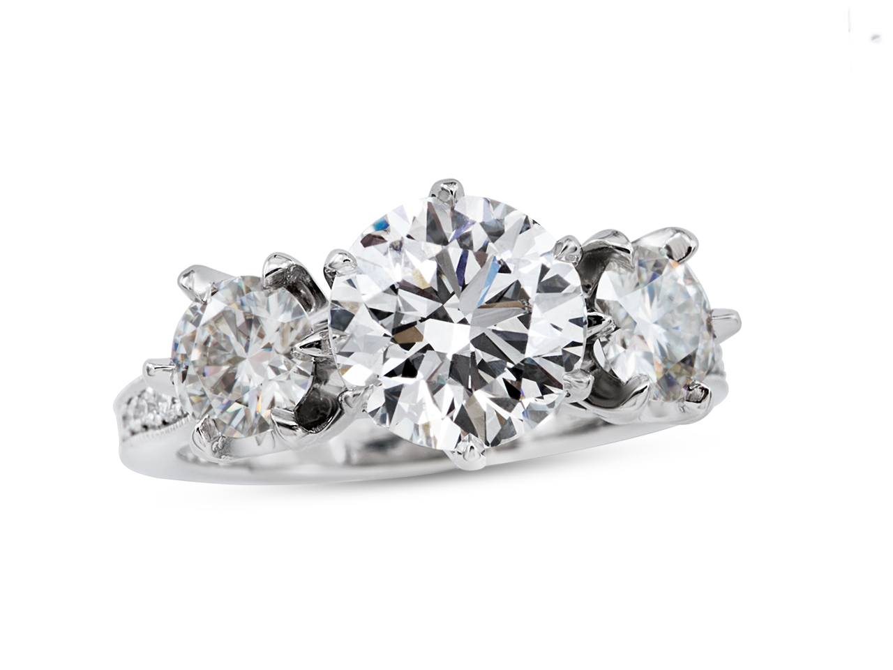 Six prong diamond ring online