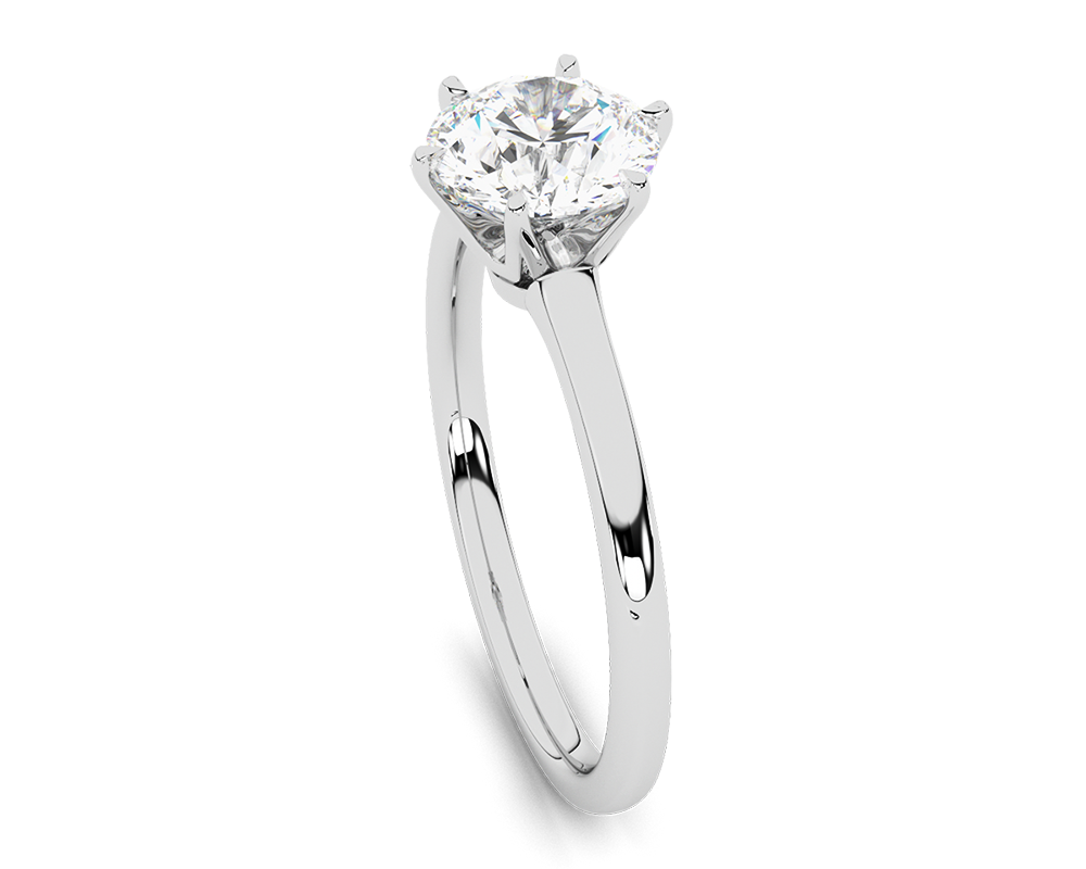 The Gabriella Six Prong Engagement Ring